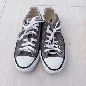 Converse Charcoal Canvas Sneakers
